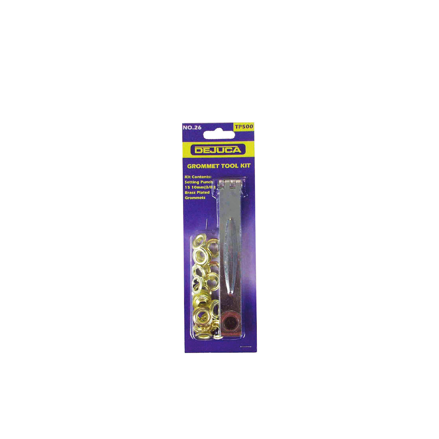 Dejuca - Gommet Tool Kit - N26 + 15 Eyelets - 10.0mm - 6 Pack