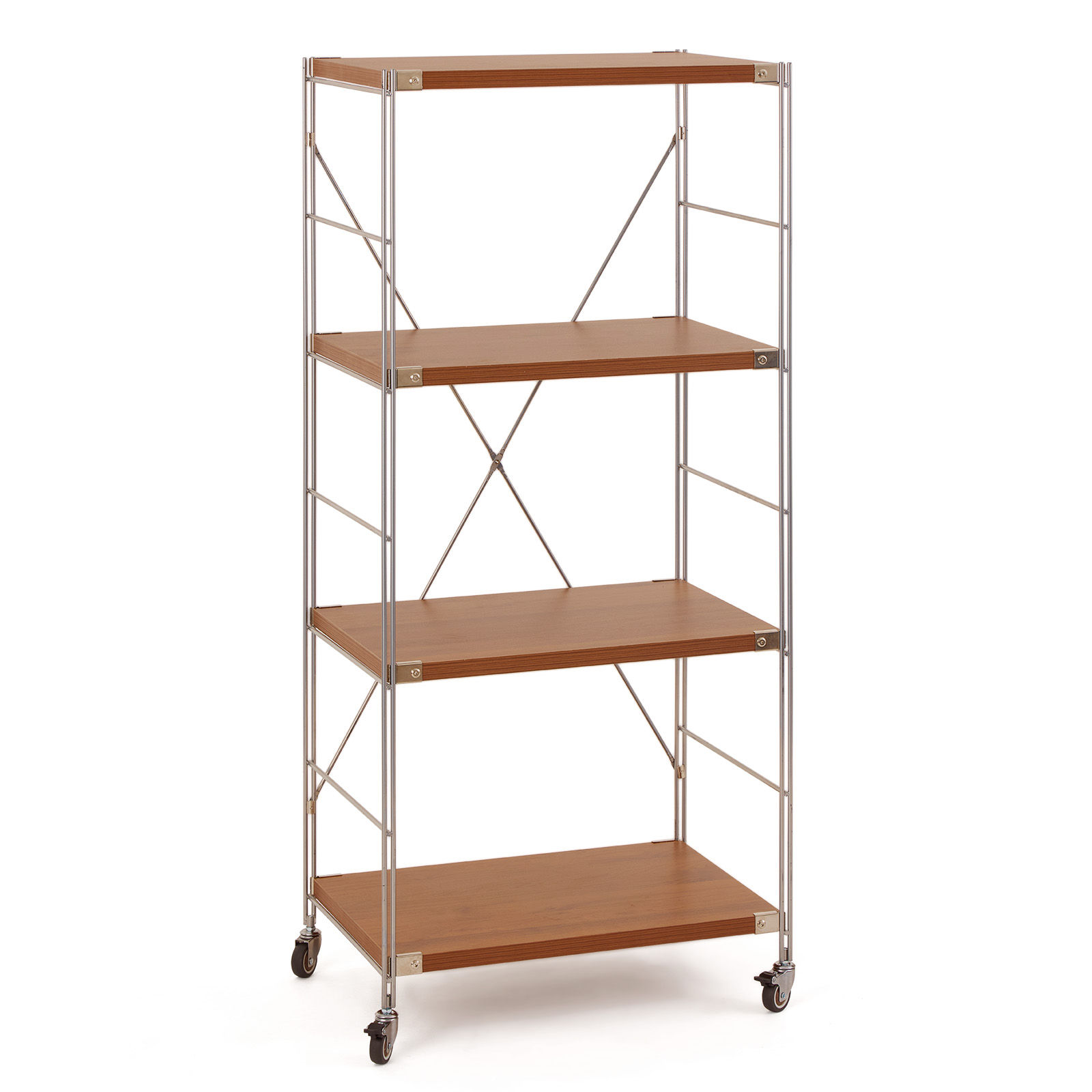 Chenshia 4-Tier Kitchen Shelf Organiser Heavy-Duty Steel Shelf Storage Rack