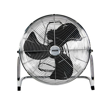 Industrial Floor Fan - 3 Blades - Chrome