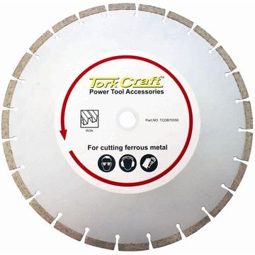 Tork Craft - Diamond Blade Seg.350 x 25.4 Metal Cutting