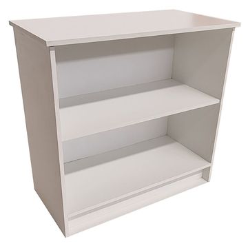 Oxford 2 Shelf Book/Filing Cabinet 80cm - White