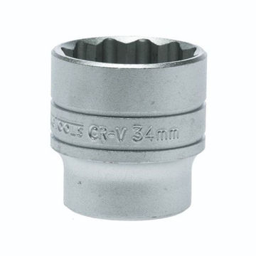 1/2inch Drive 12 Point Socket 34mm