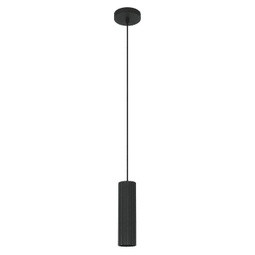 Zebbies Lighting Nyx Sand Black 1 Light Pendant