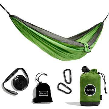 HAMI Evergreen - Double Portable Hammock made from 100% Recycled Materials