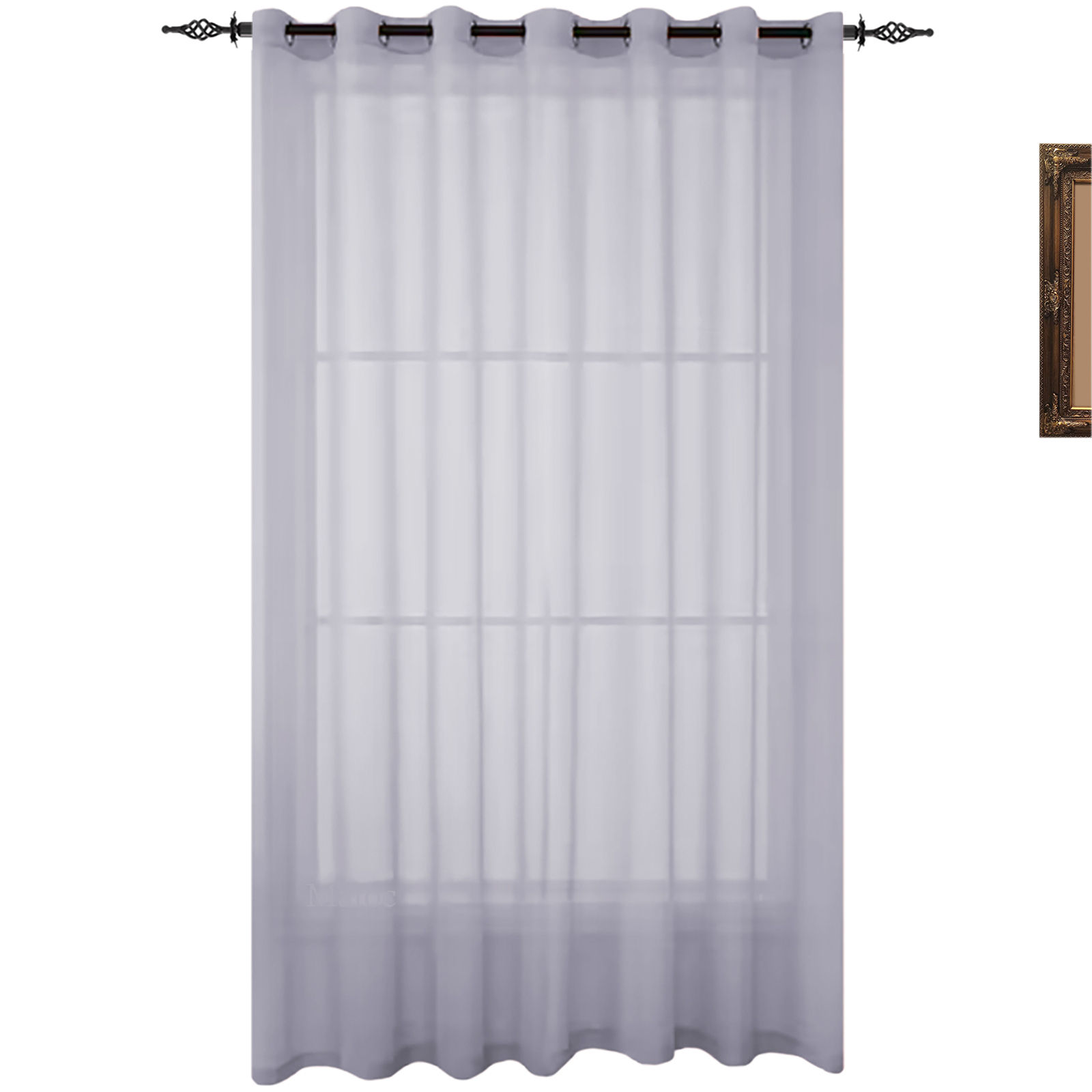 Matoc Designs Curtain - Mystic Voile - Dove - Eyelet - 230cm W x 233cm H