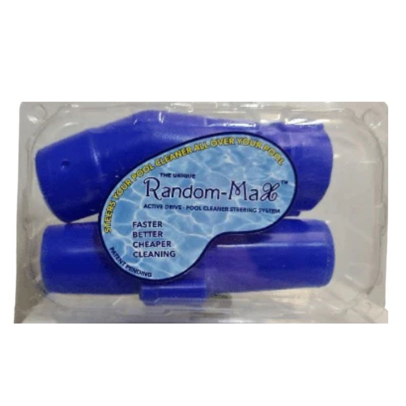Random-MaX steering system for disc-type swimming pool cleaners