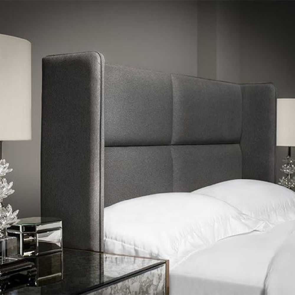 Fira Linear Winged Headboard Double Monaco-Stormy