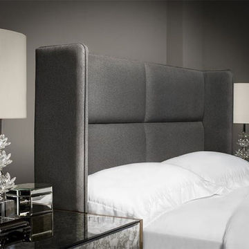 Fira Linear Winged Headboard Double Monaco-Stormy