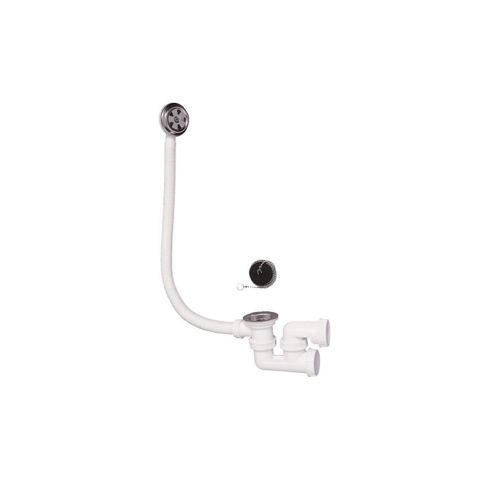 Wirquin - Bath Trap (Sp602)&Waste Plug & Chain