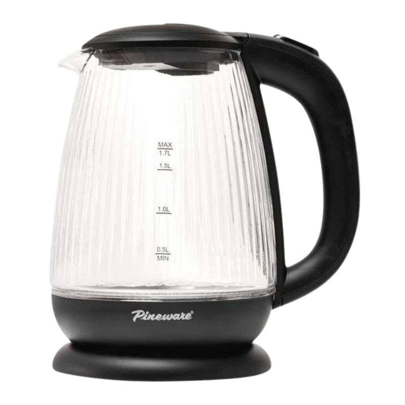 PRGK360 PINEWARE RIBBED GLASS KETTLE