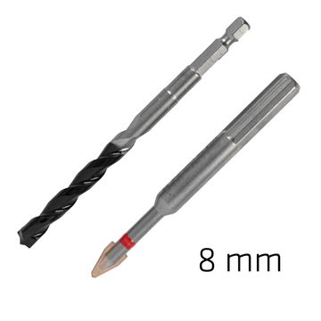 8.0 Mm Porcelain & Concrete C Protector Drill Bit Set Tile