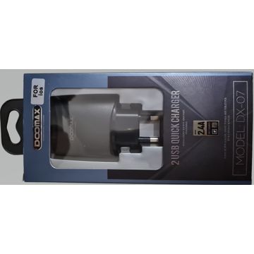 Charger house Doomax 2xUSB 2.4a- IOS DX07/08
