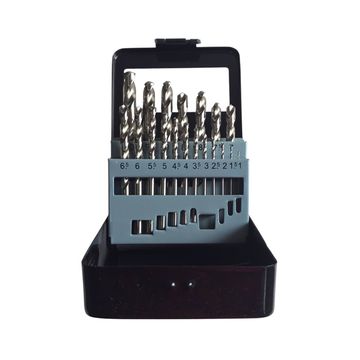 HSS Fully Ground Steel Drill Bit Set - 1.0 - 10mm - 19 Pcs Set