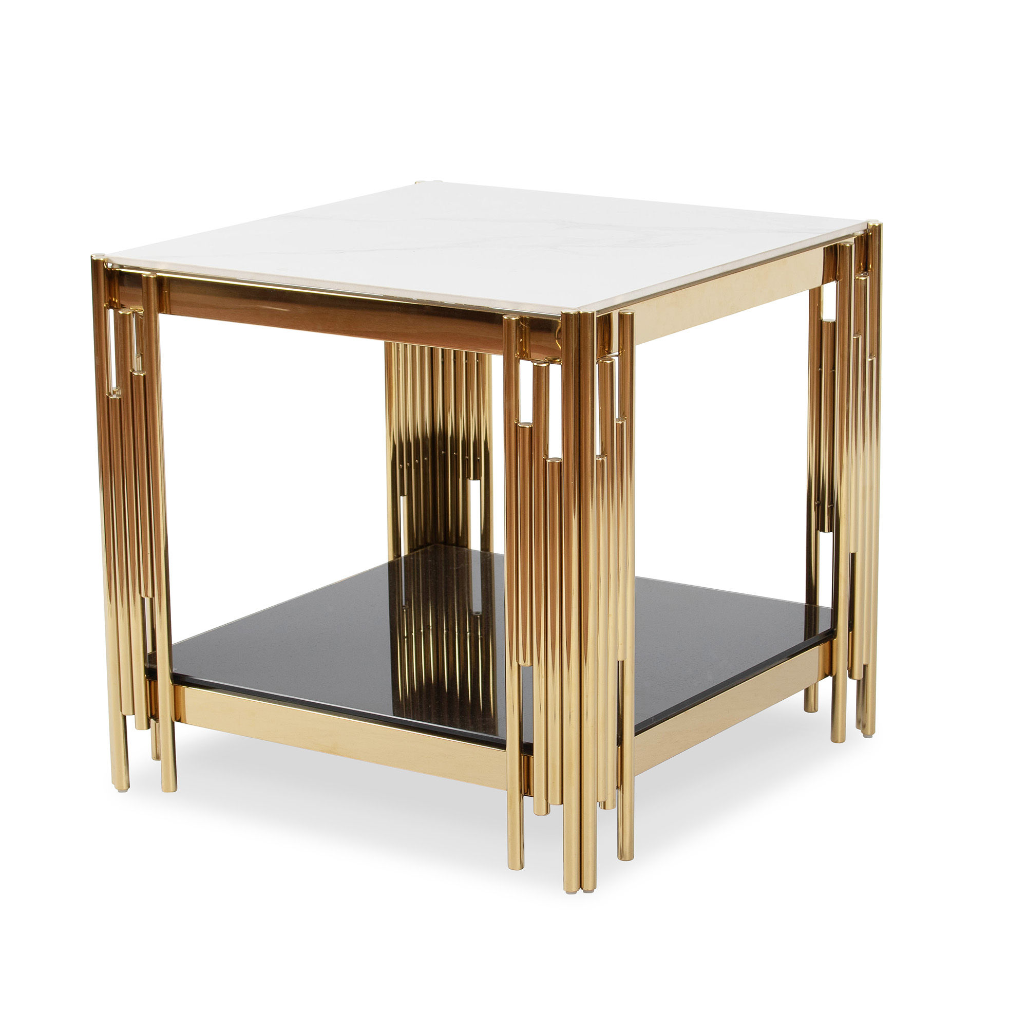 GOF Furniture - Remi Gold SideTable