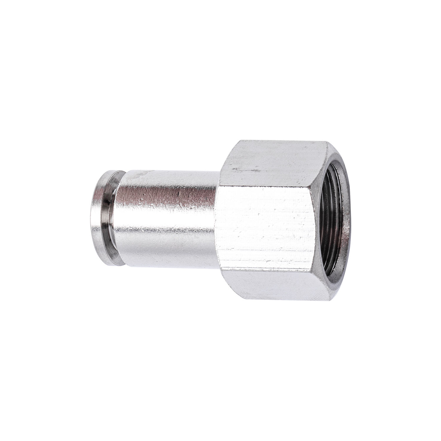 Metal Pu Fitting Straight 8Mm 3/8" F