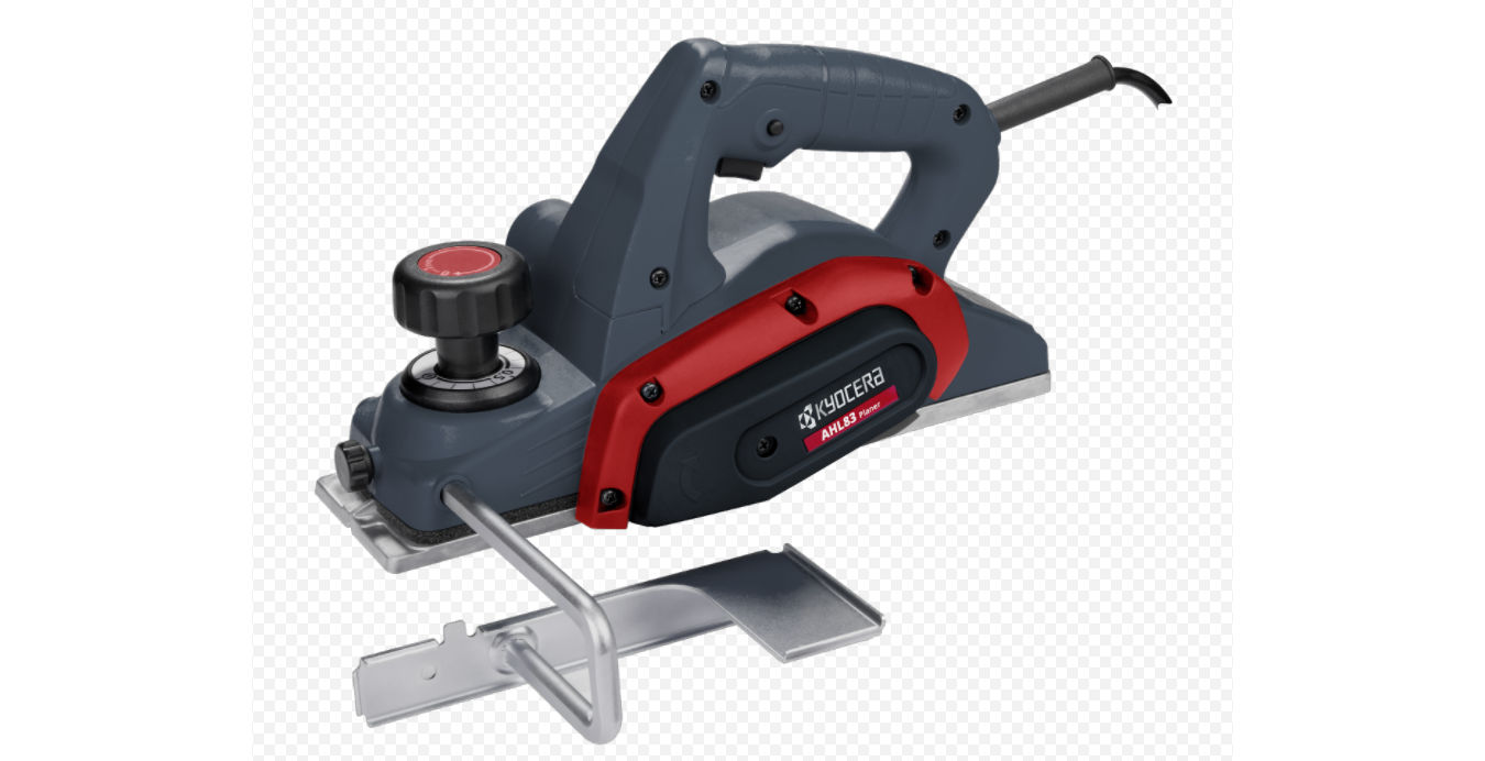 KYOCERA HAND PLANER 82MM 550W 1MM PLANING DEPTH AND 9MM REBATE