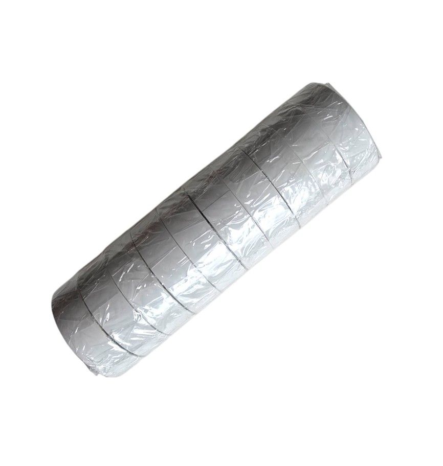 PAYS Insulation Tape White 10m Roll (Bulk Pack of 10)