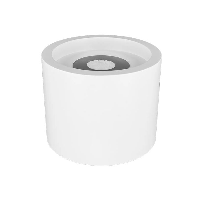 NOVAFLAME - Freestanding Bio-Fireplace Moon mini white matte