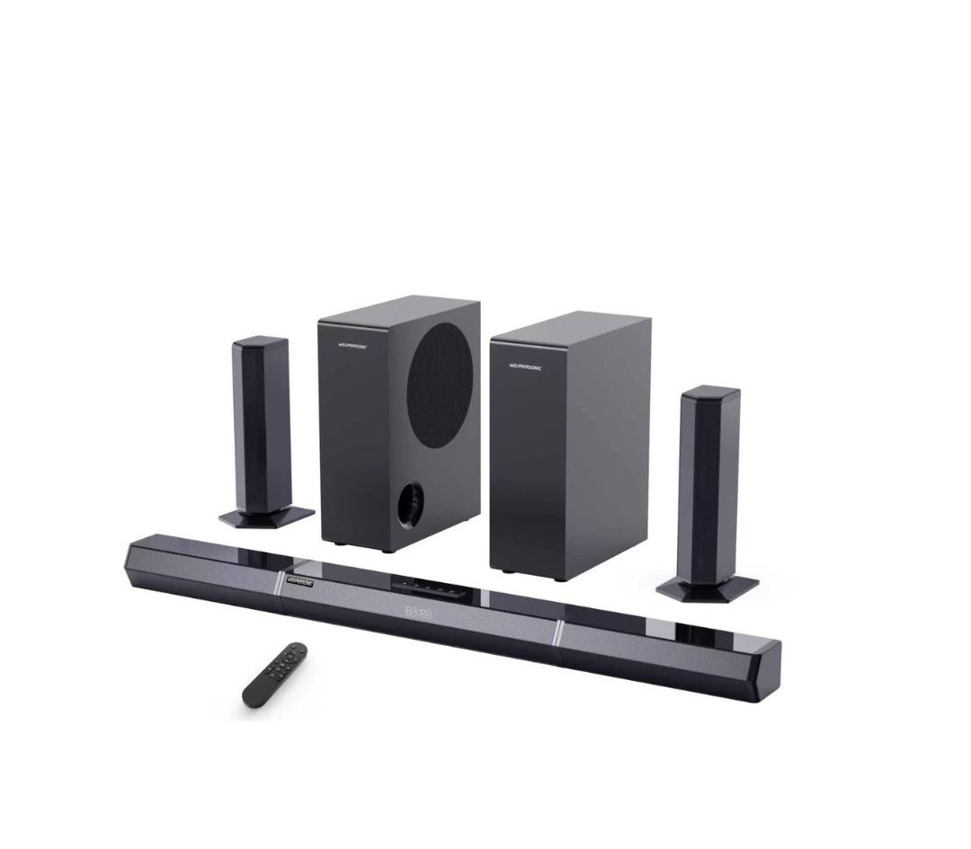 Supersonic 5.2 400W Double Subwoofer Ultra Bass Quantum Series Soundbar