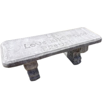 LOVE AND PEACE BENCH