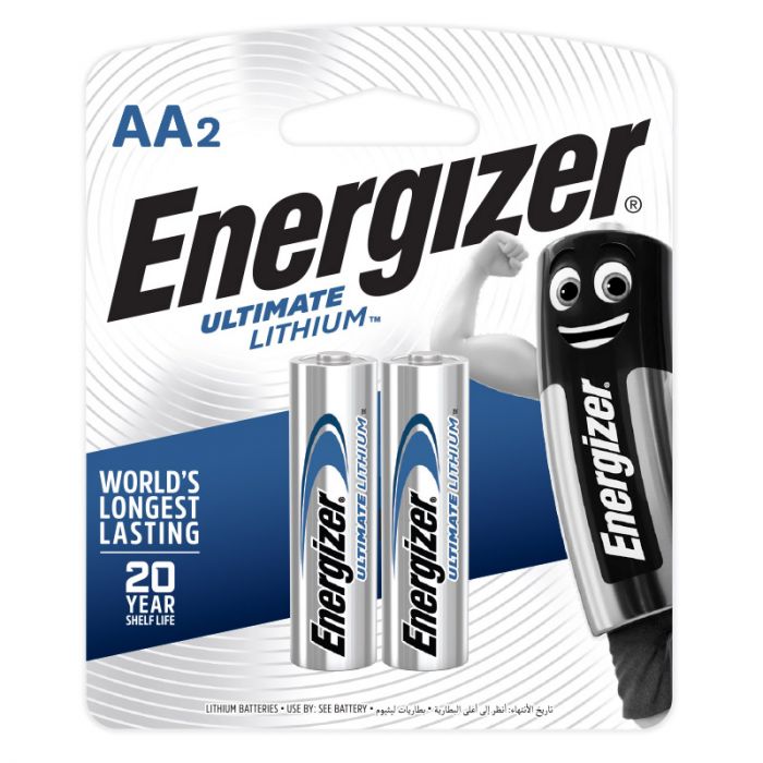 Energizer - Ulti-Lith Battery Aa 1.5V 2Pack - 2 Pack