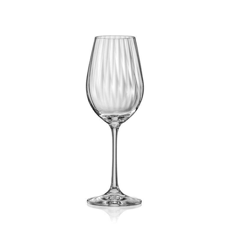Waterfall Crystal Optic White Wine 350ml - Set of 6