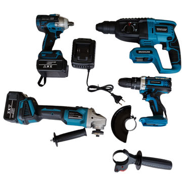 4 in 1 Cordless Power Tool Set. Two Lithium Battery Included