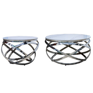 GOF Furniture - Cuppa Silver Coffee Table