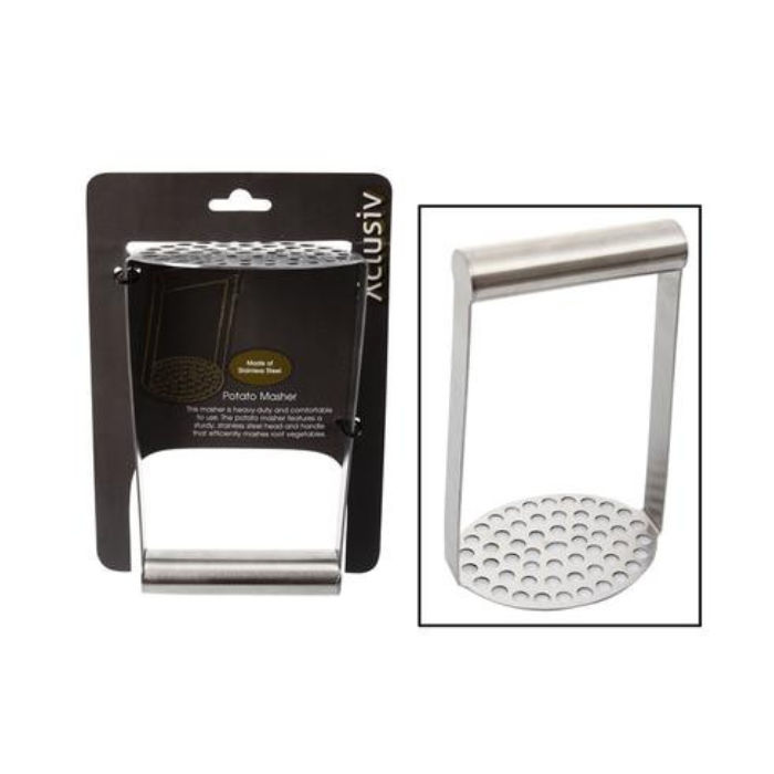 Kitchen Tool Stainless Steel Potato Masher (Pack of 2)