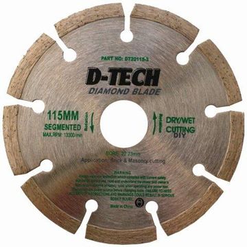 Diamond Blade Segmented Mid. 115x22.23mm - 10 Pack