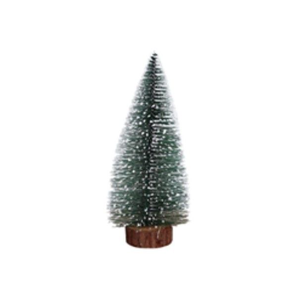 Christmas Trees Mini Pine Tree With Snow And Wood - 30cm
