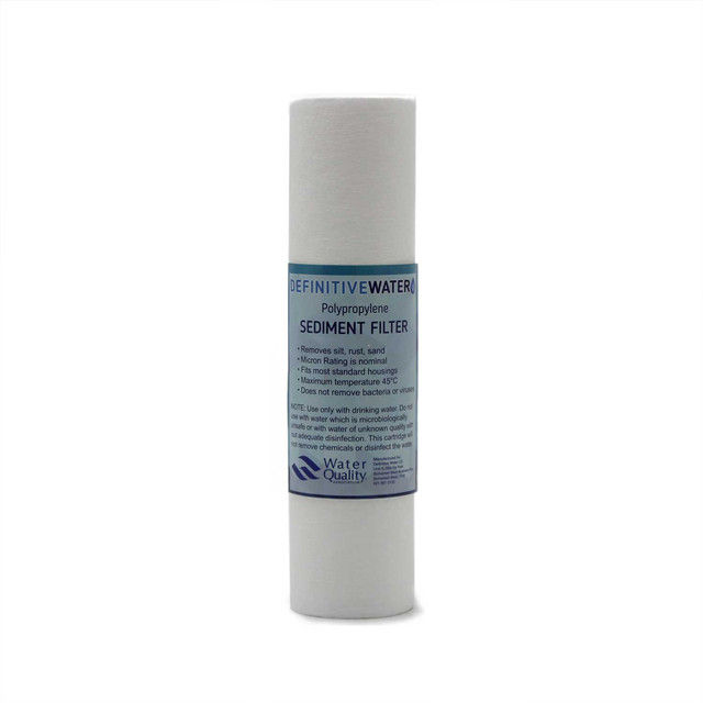 SUPERPURE 10 inch Sediment Water Filter Cartridge (50-Micron)