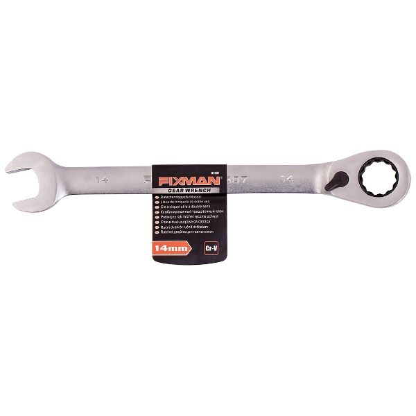 Fixman Reversible Combination Ratcheting Wrench 14Mm