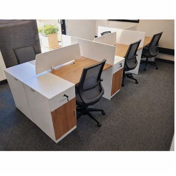 QandAHome – Apex 6-Seater Executive Workstation