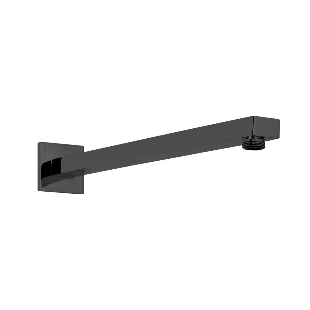 LUXUS BLACK SQUARE SHOWER ARM