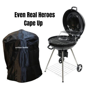 MagMaster - 57cm Premium Charcoal Kettle Braai – Hinged Lid, Thermometer, Ash Catcher & Mag Wheels