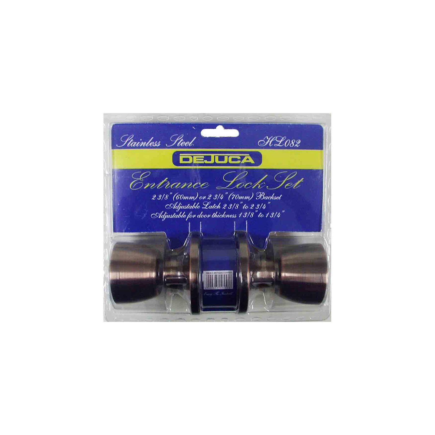 Dejuca - Entrance Lockset - Polished Brass - 4 Pack