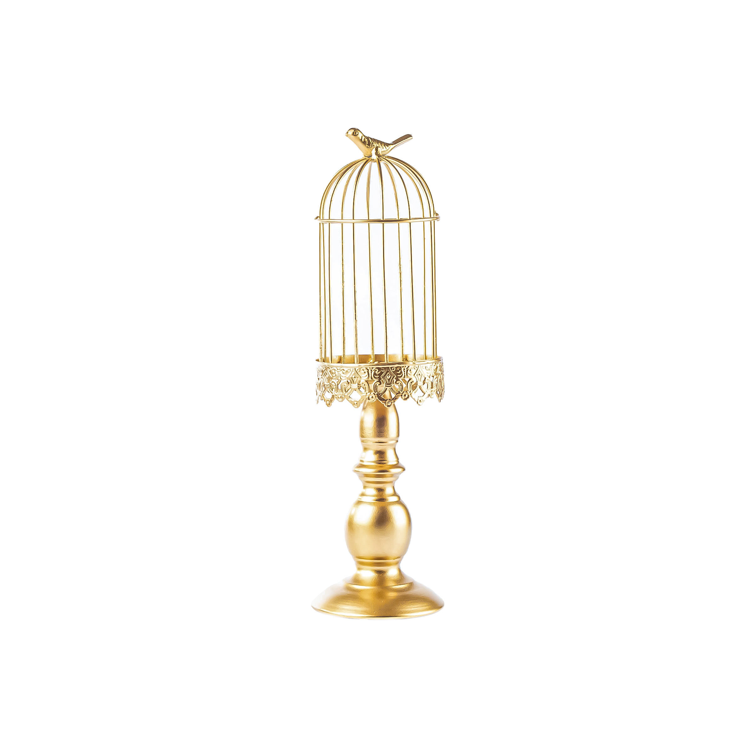 Bird Cage On Stand Med 37Cmx10Cm