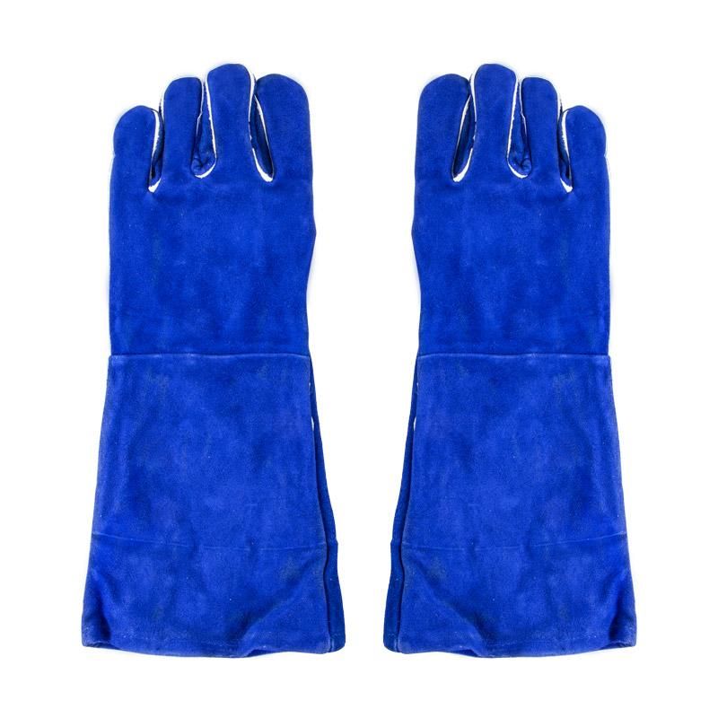 Welding Glove Double Palm Blue 40Cm - 3 Pack