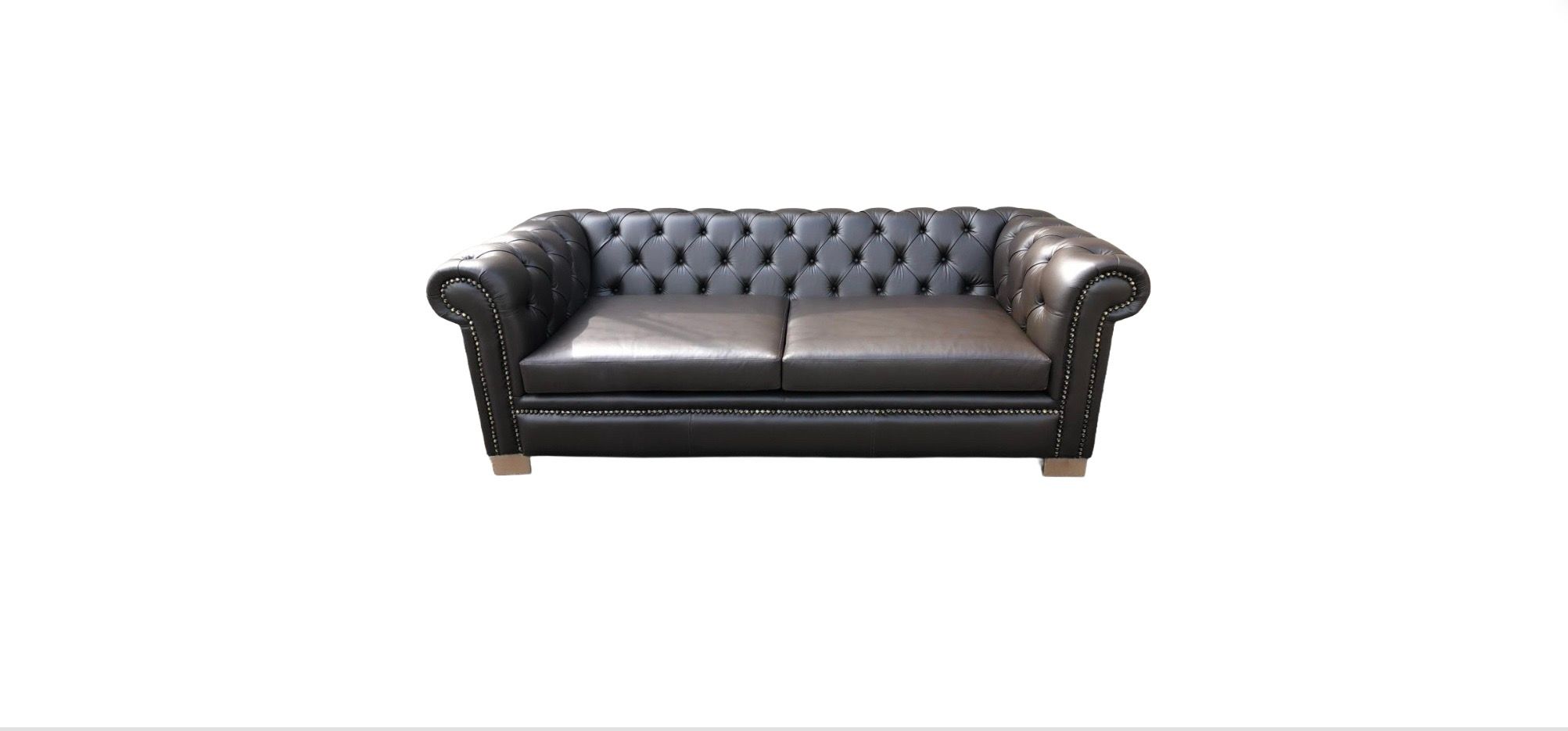 CHESTERFIELD DIAMOND 2,5 SEATER COUCH GENUINE LEATHER