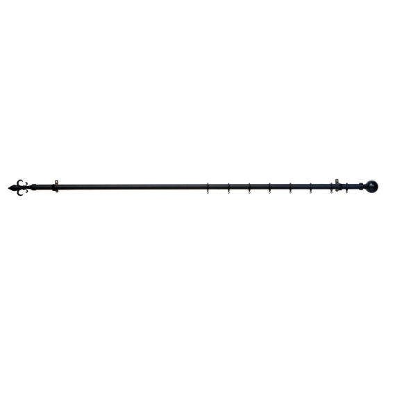 25 mm Steel Rod Black 3.0 m