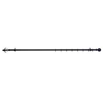 25 mm Steel Rod Black 3.0 m