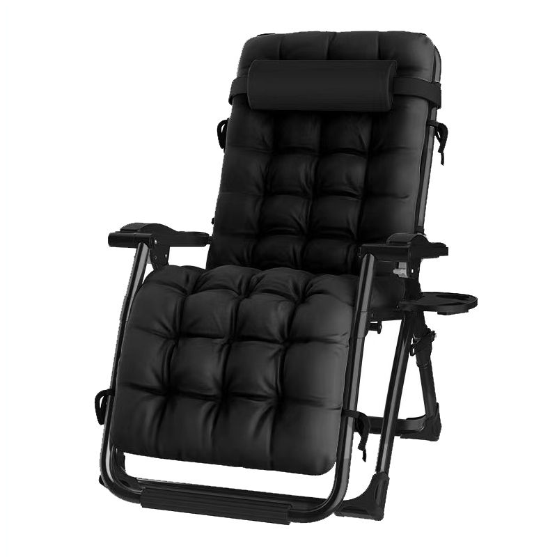 FOLDING DECK CHAIR WITH CUSHION
