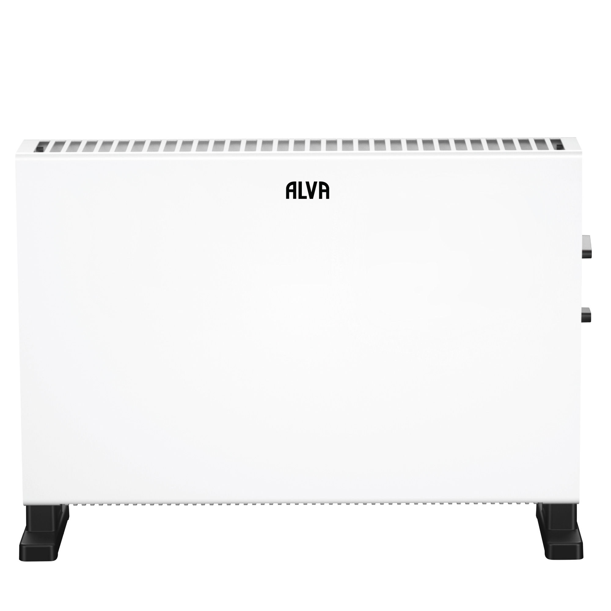 ALVA Electric Convection Heater - White Smooth Design 2000W Thermostat Controlled