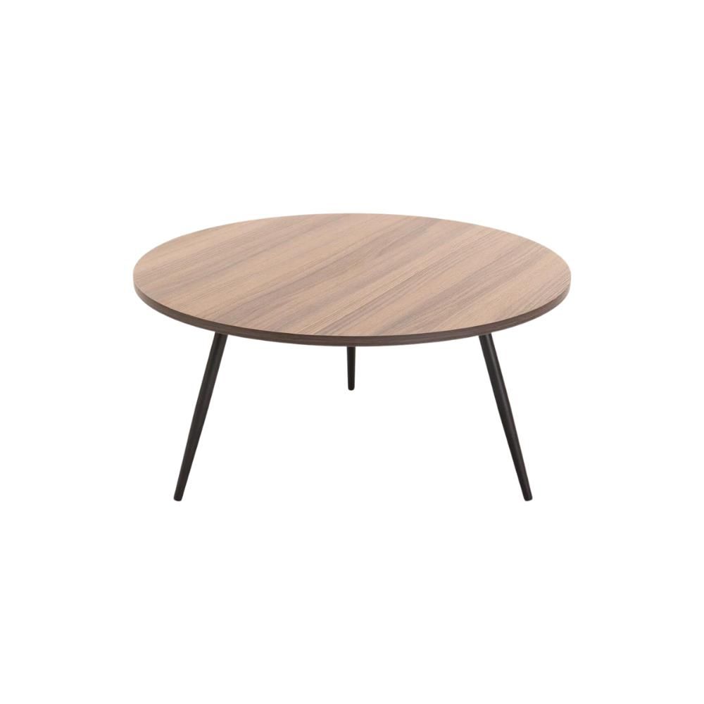 Livorno 80cm Round Coffee Table - Brown
