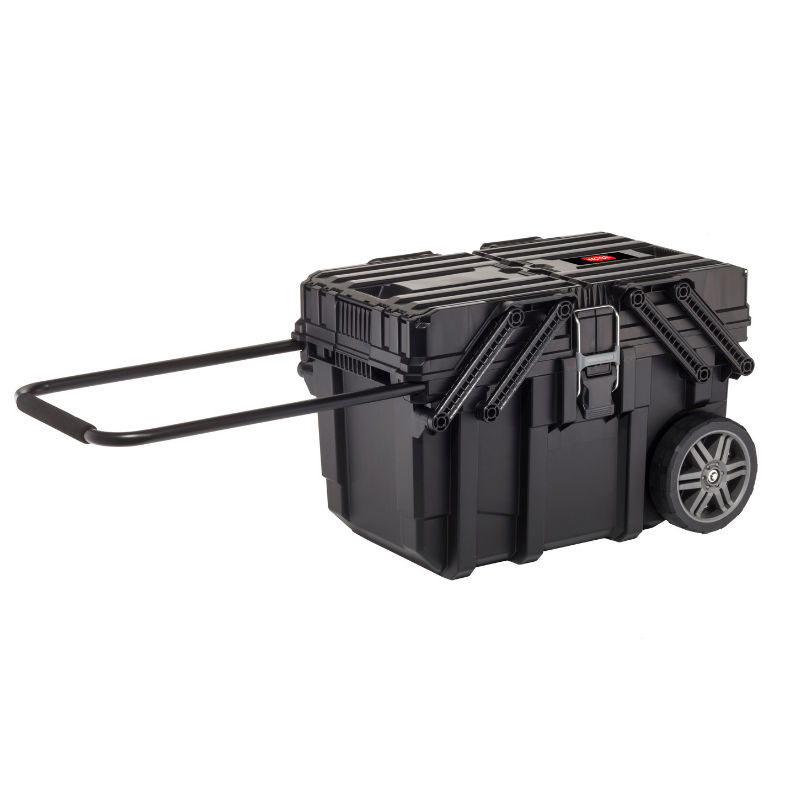 Qbrick System Pro 700 26.42-in Black Plastic Lockable Tool Box at