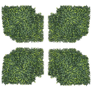 HouzeComfort Premium Artificial Gardenia Hedge Wall Planter Panels