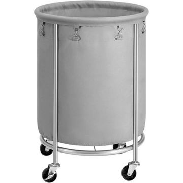 110L Rolling Laundry Hamper – Basket with Wheels & Lid