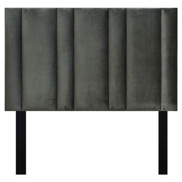 Mia Headboard - Dark Dark Grey Velvet - Double