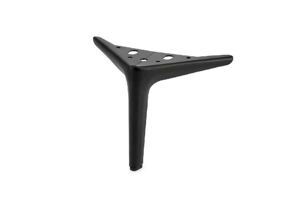 Y Leg, Slim, H150mm, Black (Pack of 4) BY WOODLY